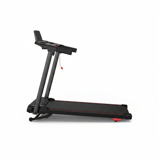 Treadmill with 0-15% Auto Incline, 0.6-7.5MPH Foldable Walking Pad Treadmill with Handle Bar for Home Small, 3.0HP Low Noise Portable Walking Running Machine for Small Space, 350LBS Capacity