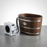 Cold Plunge Tub Built for Home Recovery, 1.3 HP Chiller, Ozone Sanitation, WiFi Control, 54 Inch — Studio Shot