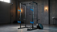 Power Cage Multi-Functional J-Hooks, Dip Handles, Landmine, Cable Pulley for Home Gym — Lifestyle