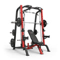 Smith Machine Power Rack Built to Support Full Body Training, 2000LB Capacity, LAT Pulldown System, Squat Rack