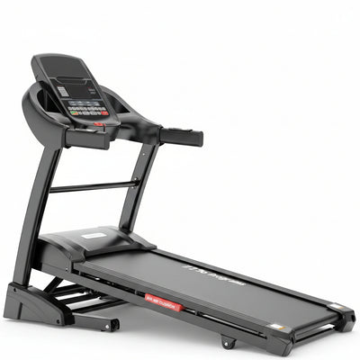 4.5HP Folding Treadmill for Home with 15 Auto Incline, Smart APP, 300Lbs, Hifi Bluetooth Speakers, 64 Programs, 10MPH Speed, Foldable Eletreadmill Running Machine, Knee Strap Gift